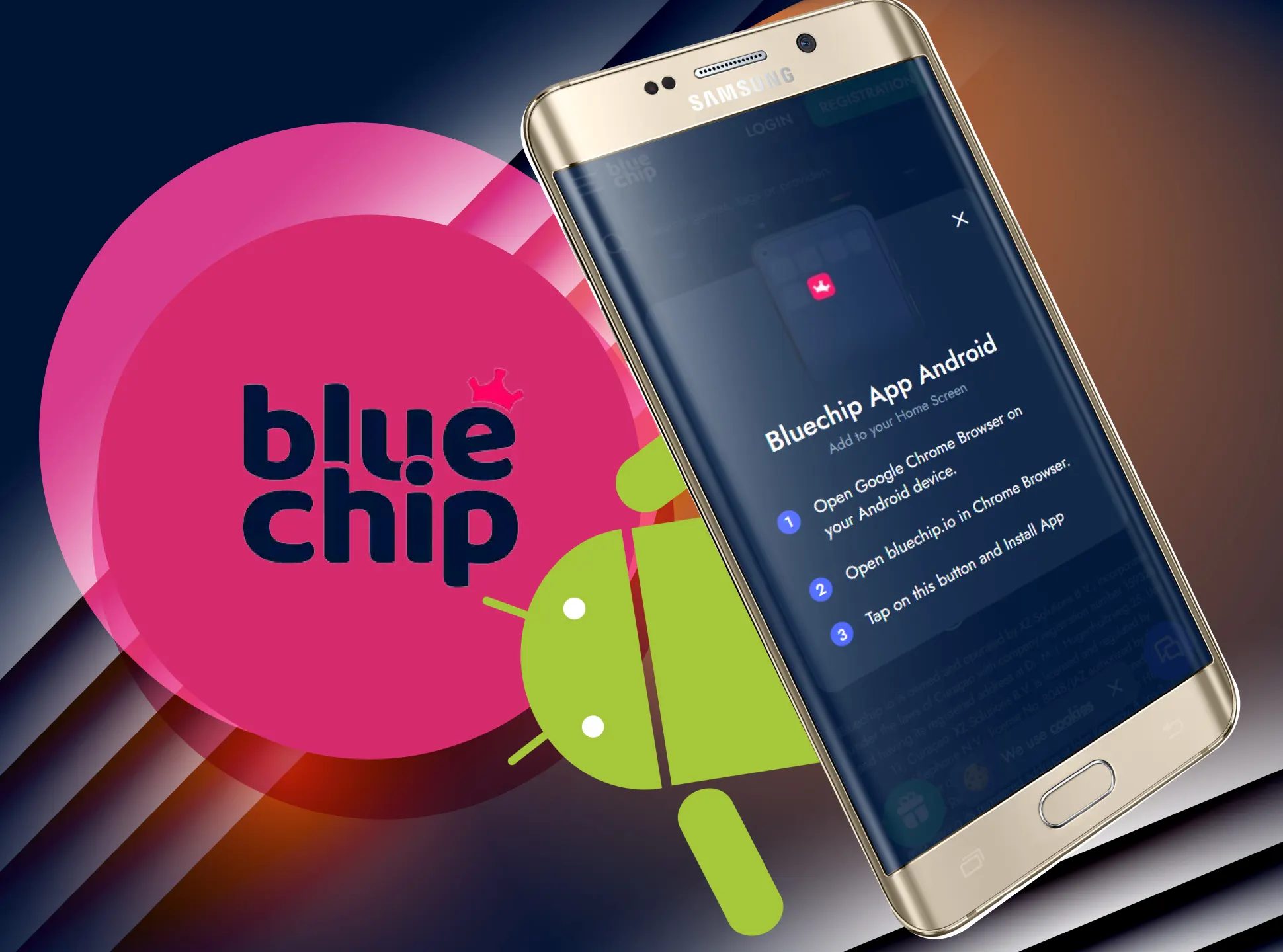 আপনার Android ডিভাইসে Bluechip অ্যাপ্লিকেশনটি ডাউনলোড করুন।