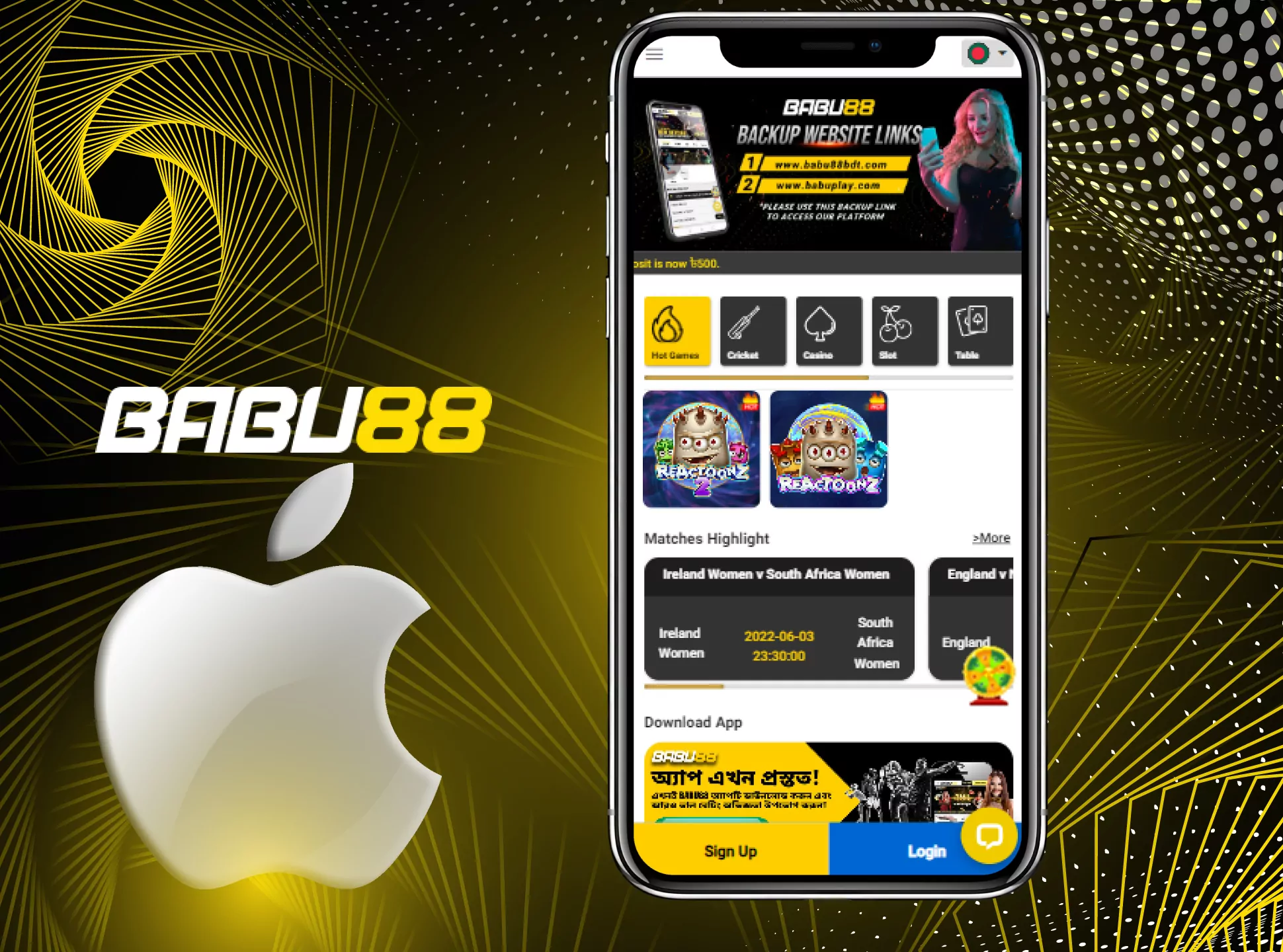আপনি আপনার iPhone এ Babu88 ওয়েবসাইটের মোবাইল সংস্করণ ব্যবহার করতে পারেন।